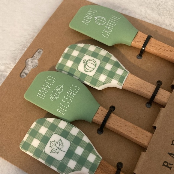 Rae Dunn Fall Mini Spatula Set - Picture 2 of 5
